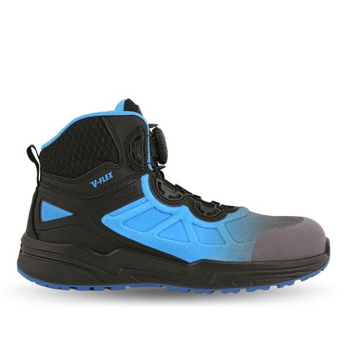 Botín VFlex Thinsulate V93 Negro-Azul Con Boa