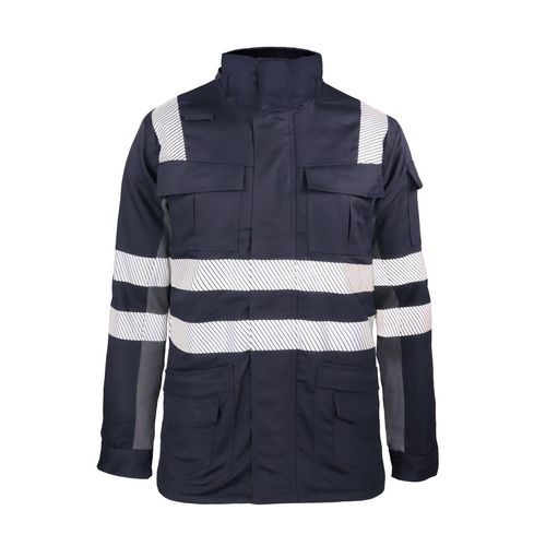 Parka Ignifuga Absolute Fire Antiestática FRWJT NFPA 13034 Azul Marino