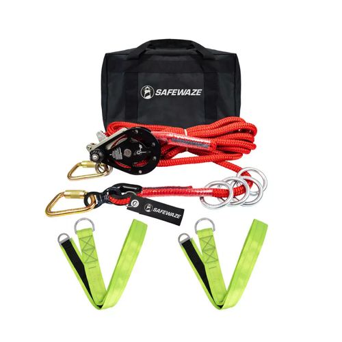 Linea Safewaze horizontal de cuerda para 4 personas 019-8012