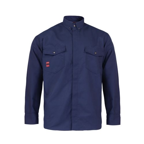 Camisa Ignifuga Antiestático Frst Nfpa 13034 Azul Marino