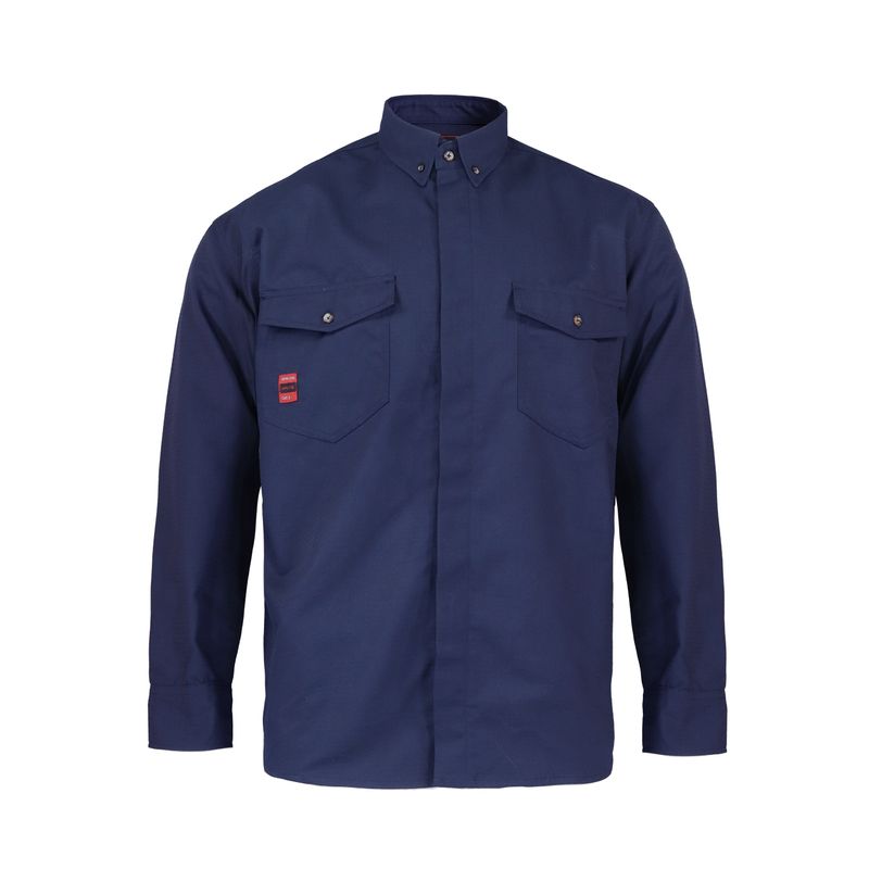 Camisa-Ignifuga-Absolute-Fire-FRST-NFPA-13Cal-Azul-Marino