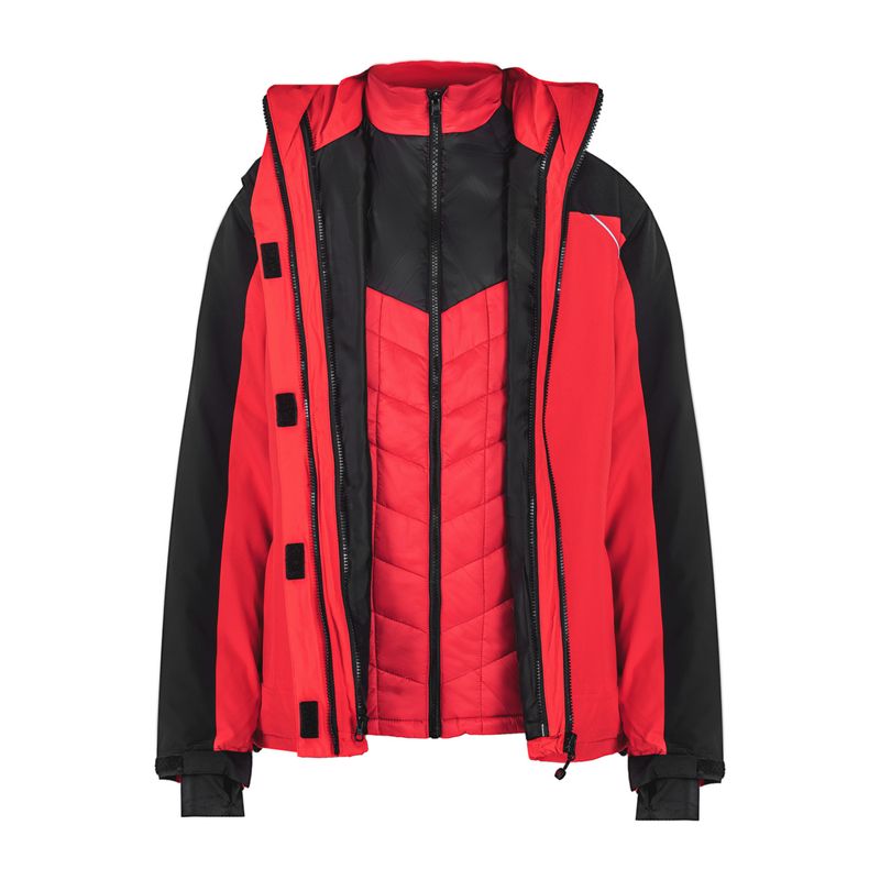 Parka-Absolute-Zero-3-en-1-Rojo-Negro-Mujer-Z-4000