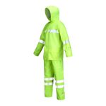 Traje-para-Lluvia-Activex-color-verde-Alta-Visibilidad-Con-Cinta-Reflectante