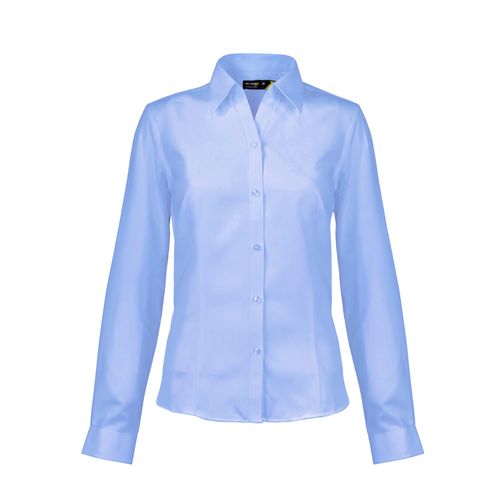 Blusa Activex Oxford M/Larga Celeste UPF