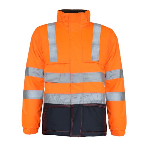 Parka Termica A Zero Alpine Naranja/Azul Thinsulate