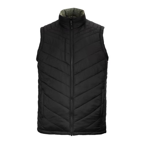 Parka sin manga reversible thinsulate hombre negro/verde Z-2000
