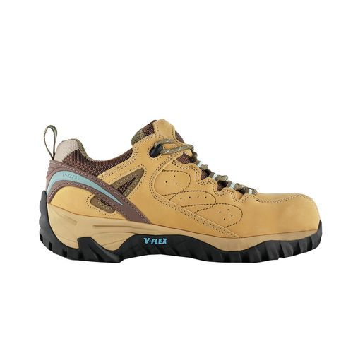 Zapato De Seguridad V-Flex V2 Mujer Celeste/Café