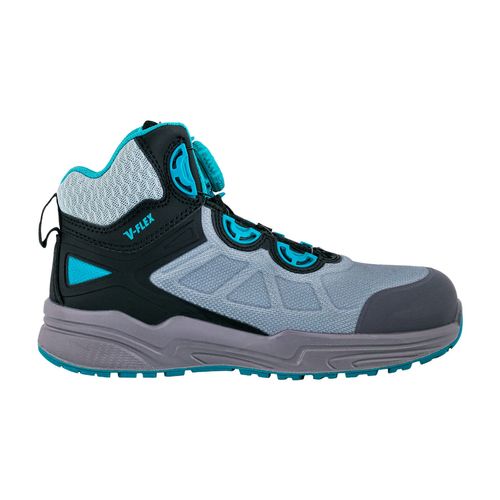 Botín De Seguridad V-Flex V99 Thinsulate® Boa Gris/Calipso Mujer