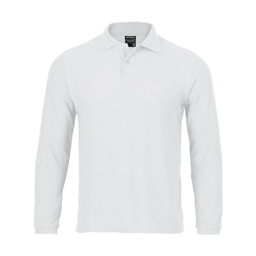 Polera Activex Pique Blanca M/Larga UV
