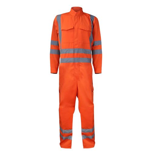 Overol Piloto Poplin Naranjo Cinta 360°
