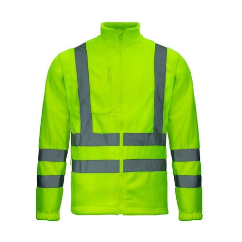 Chaqueta Micropolar Verde Fluor Hi-Viz 360°