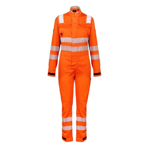 Overol Ignífugo NFPA 13034 Mujer Naranja/Beige