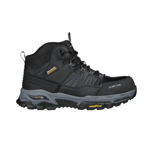 Botín De Seguridad Skechers Tarver Negro