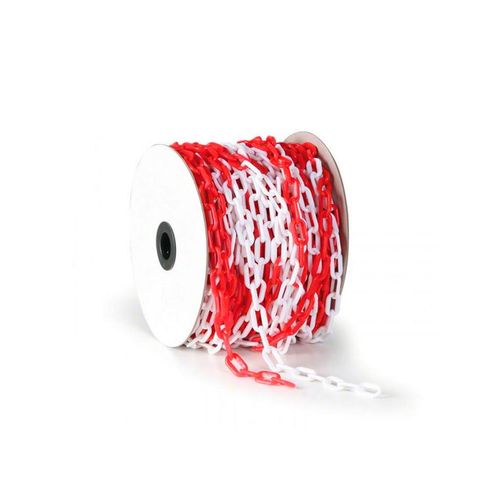 Cadena plástica delimitadora Roja y Blanca
