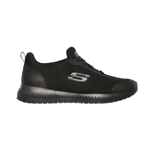Zapatilla De Seguridad Skechers Squad Negro Mujer