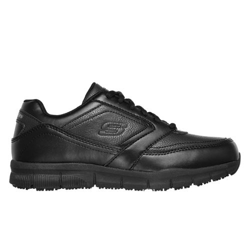 Zapatilla Ocupacional Skechers Nampa Wyola SR Negro Mujer