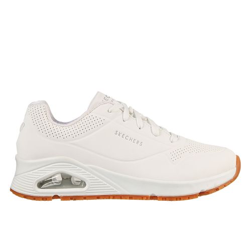 Zapatilla Ocupacional Skechers Uno SR Blanco Mujer