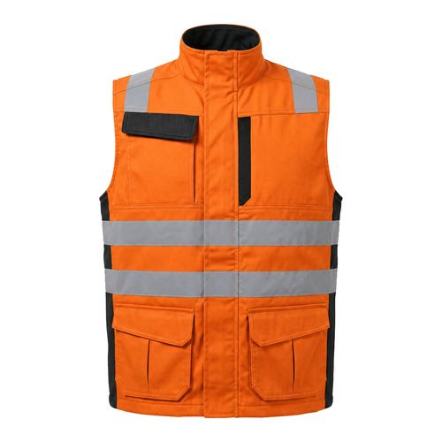 Chaleco Geologo Ignifugo Absolute Fire EN11612 + AS 9,5cal Naranjo