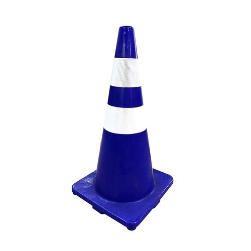 Cono Señalización Reflectante 28" Azul