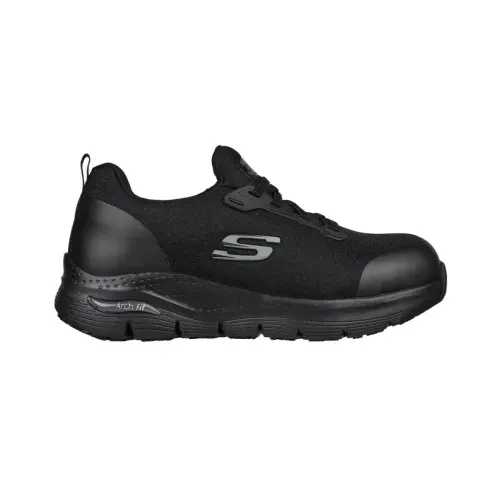 Zapatilla De Seguridad Skechers de Seguridad Evzan Negro Mujer