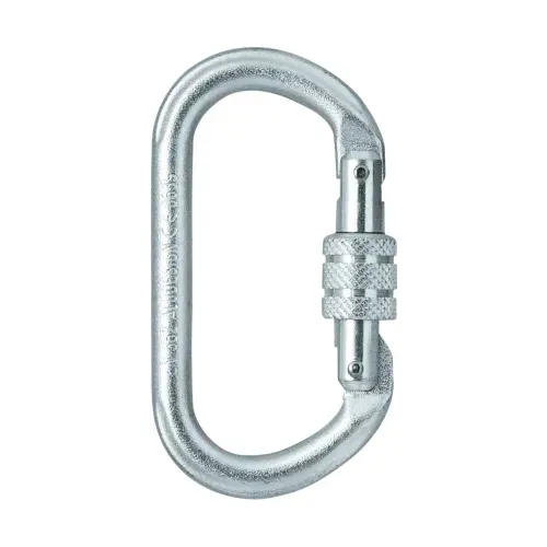 Mosquetón Skylotec OVALSTEEL Acero Ovalado Abertura Compuerta 17mm
