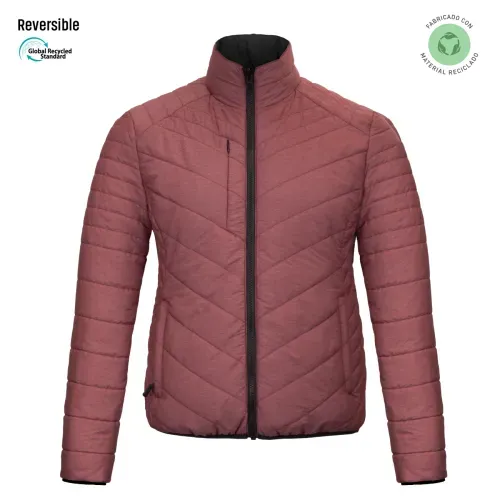 Parka Reversible Thinsulate Mujer Negro/Malva Z-3100