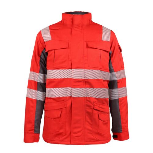 Parka Ignifuga Antiestática FRWJT NFPA 13034 Roja