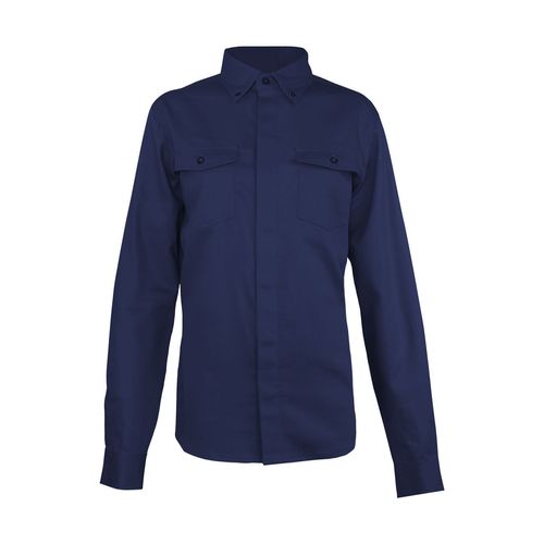 Blusa Ignífuga Antiestática FRST NFPA 13034 Azul Marino Mujer