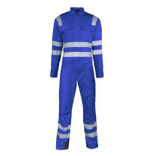 Overol Térmico Ignífugo  FRWCT + NFPA 13034 Azul Rey